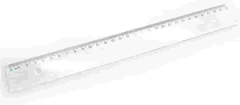 Acrimet Régua 30 cm em Poliestireno Cristal Resistente 981.3