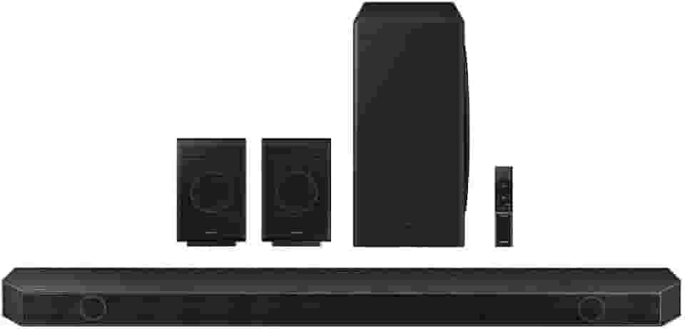 Soundbar Samsung HW-Q930D, com 9.1.4 canais,Wireless Dolby Atmos, Sincronia Sonora e Alexa integrado