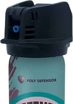 Spray de Autodefesa Pessoal para Mulheres, Verde, 50g, Alcance 2,5m, Sistema FLIP-TOP, Certificado, Extratos Vegetais e Óleos Essenciais