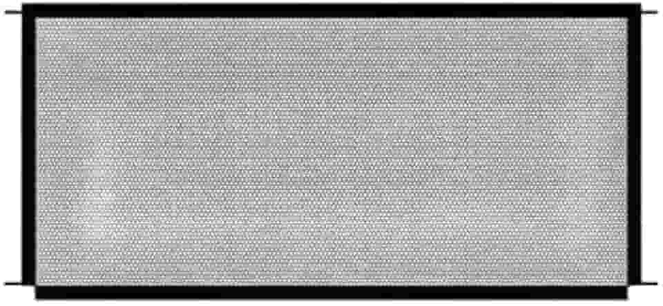 Tela de Projeção Retrátil, 120 Polegadas, Cinza, Material Reflexivo