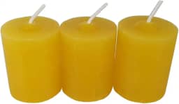 Kit 3 Velas Aromáticas Perfumadas Com Aroma De Citronela