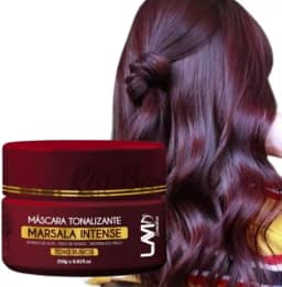 Tonalizante Marsala Para Cabelos Vermelhos Lavid 250g Máscara Tonalizante Tons Ruivo