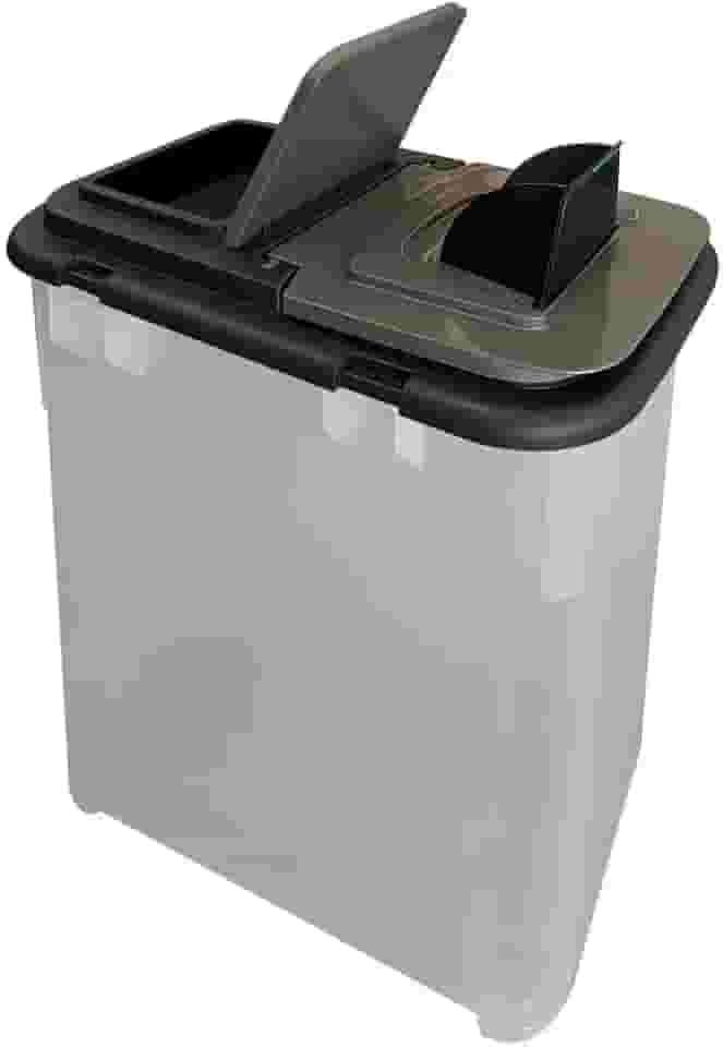 Dispenser Pote Porta Ração Conteiner 35l MecBox