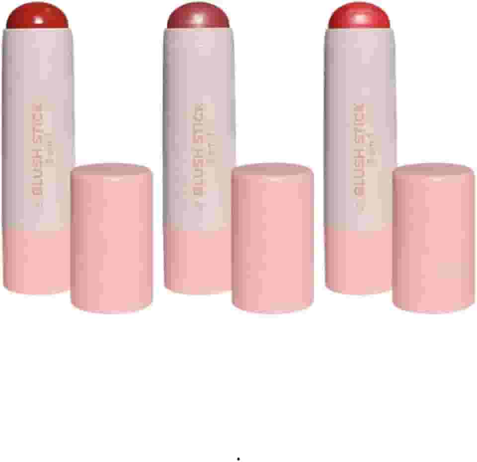Blush Stick Multiuso 3 em 1, 7g, Cremoso, Alta Pigmentação (01, Padrão)
