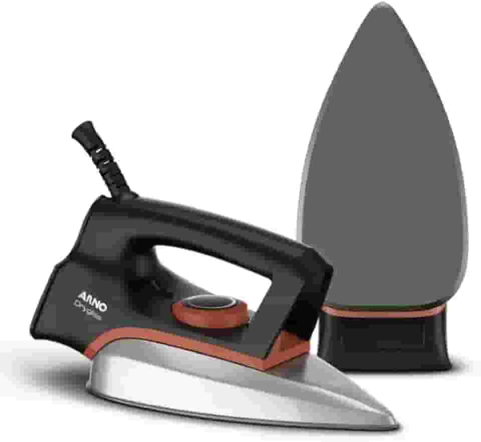 Arno - Ferro a Seco Anti aderente 1200w FS31 Preto e Terracota 127V Arno