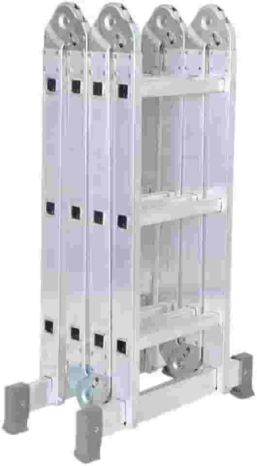 Escada Articulada 12 Degraus de Alumínio 4x3 13 Posições Reisam