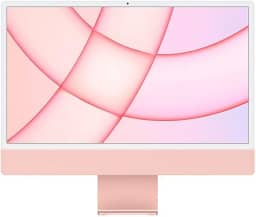 Apple iMac (de 24 polegadas, Processador M1 da Apple com CPU 8‑core e GPU 8‑core, 8 GB RAM, 512 GB) - Rosa