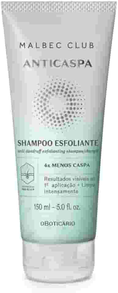 O BOTICARIO MALBEC CLUB SHAMPOO ESFOLIANTE ANTICASPA 150ml