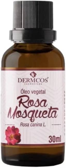 Dermcos Oleo Corporal Rosa Mosqueta Puro Clareador De Manchas No Rosto E Corpo 30 Ml