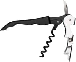 Mimo Style Saca Rolha Compacto 12cm, Composto Por Aço Inoxidável e Ferro. Resistente e Durável, Produto Prático, Pesa 50 gramas, Fácil de Transportar, Uso Doméstico e Profissional