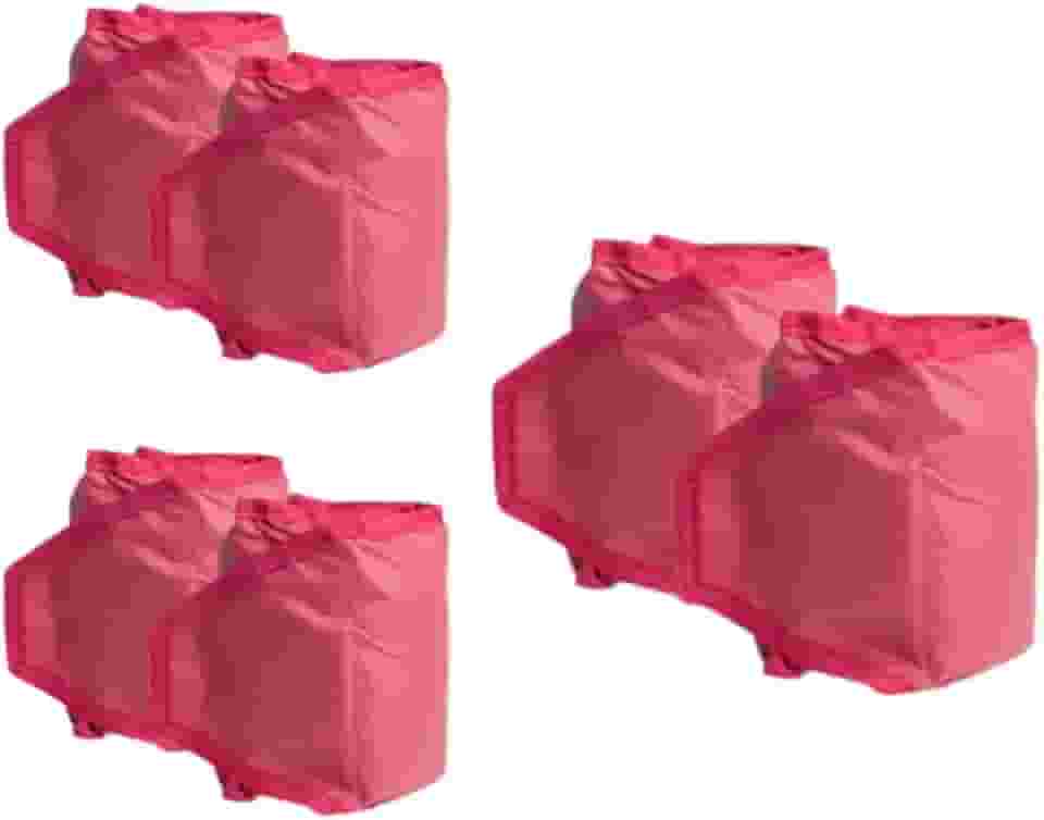 Kit Caneleiras 03 pares de 0,5kg - 1kg - 2kg Musculação Treino Funcional Ginástica Pilates Fisioterapia Cor Rosa