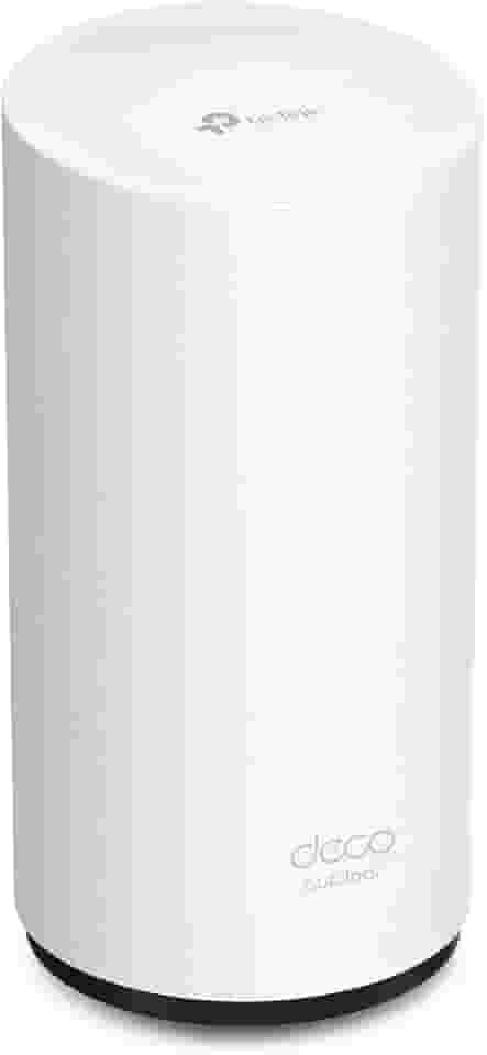 TP-Link Deco Outdoor Mesh WiFi (Deco X50-Outdoor), AX3000 Dual Band WiFi 6 Mesh, 2 Gigabit PoE Ports, 802.3at PoE+, à prova de intempéries, funciona com todas as opções de tela Deco WiFi, poste