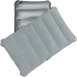 Travesseiro Inflável Almofada Fácil Encher Para Viagem Acampamento Confortável De Camping Praia Portátil Cama Descanso -CINZA