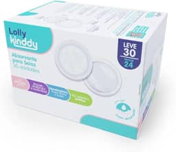Absorvente para Seios 30 Unidades Lolly