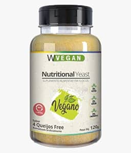 Nutritional Yeast Flocos Sabor 4 Queijos Free 120G W Vegan