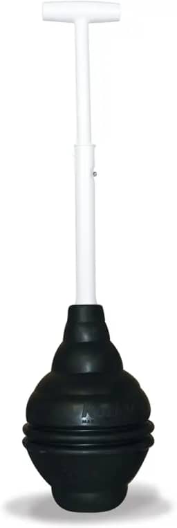 Korky Desentupidor de vaso sanitário 96-4AM BeehiveMAX, preto