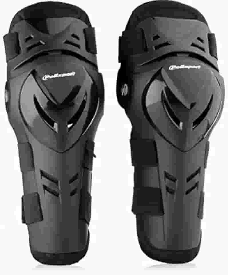 Joelheira Trilha Proteção Articulada Devil Polisport Preta