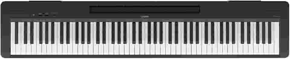 Piano Digital P 145B Preto 88 Teclas Sensitivas Com Fonte e Pedal Yamaha