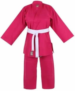 Kimono Infantil Reforçado Judo Jiu-Jitsu, Haganah, Rosa, M0