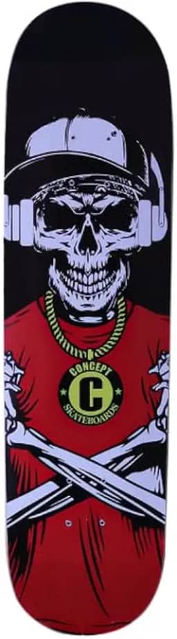 Shape De Skate Profissional com Lixa nacional - Concept Skateboards