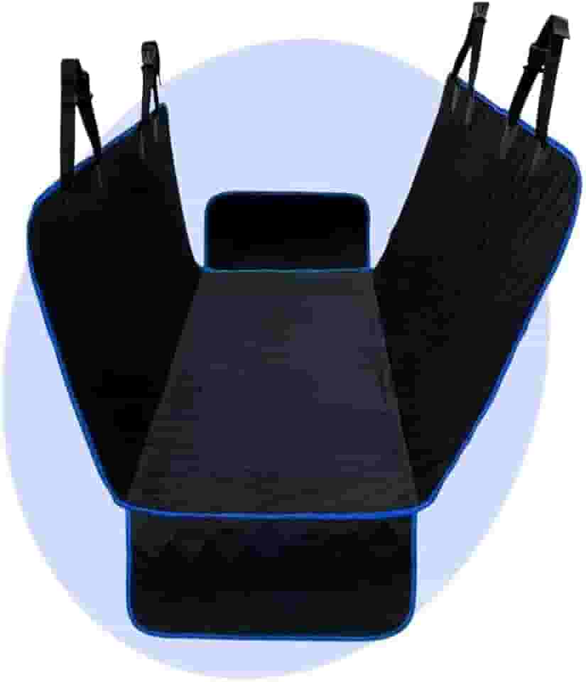 Capa Pet Impermeável para Carro – 4 em 1 com Proteção Total, Antiderrapante e Acolchoada | Para Cães e Gatos (Azul)