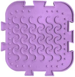 Comedouro Lambedor Interativo Labirinto Lento e Educativo Com Diferentes Texturas - Enriquecimento Ambiental - Tapete de Lamber - Brinquedo Anti-Ansiedade - Para Cães e Gatos - Quebra-Cabeça - Petiko