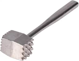 Amaciador de Carne Profissional, Martelo Batedor de Carne com Lâminas - Alumínio Inteiriço Reforçado 21cm