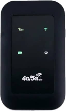 H806 Hotspot WiFi Móvel Portátil Internet Alta 4G LTE Display LED Multifuncional com Cartão SIM Inserido Longa Autonomia Suporta 10 Usuários para Viagens de Carro e Negócios