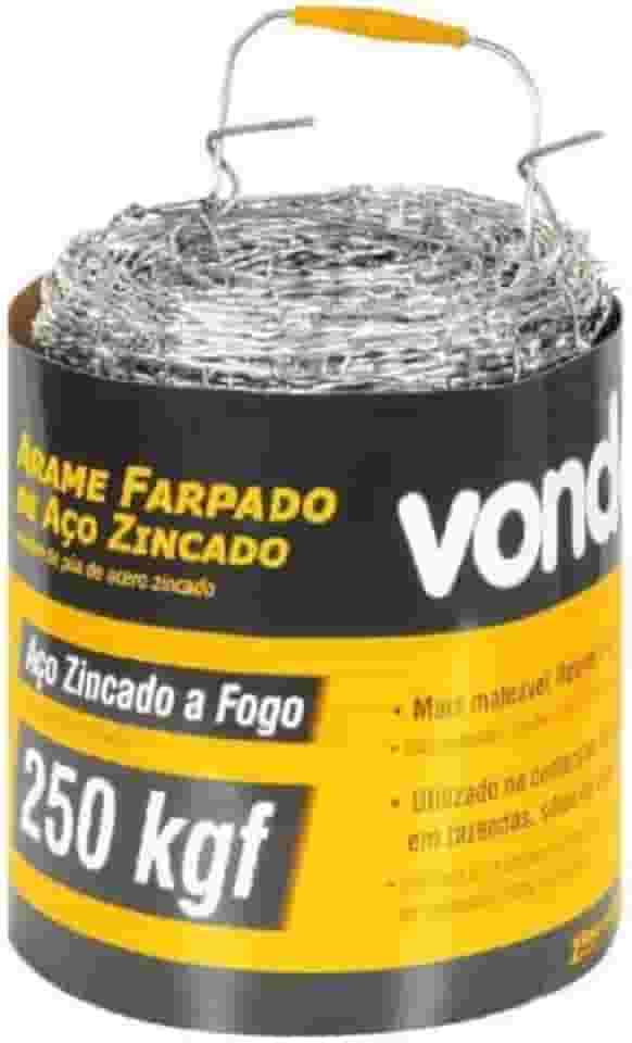 Arame Farpado 250kgf 250 metros - Vonder