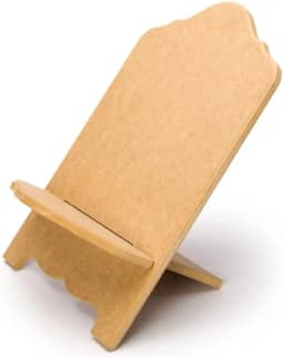 Suporte Minimalista e Livros - Apoio de Leitura Liso 9mm na Cor Cru, Versátil e Combina com Qualquer Ambiente