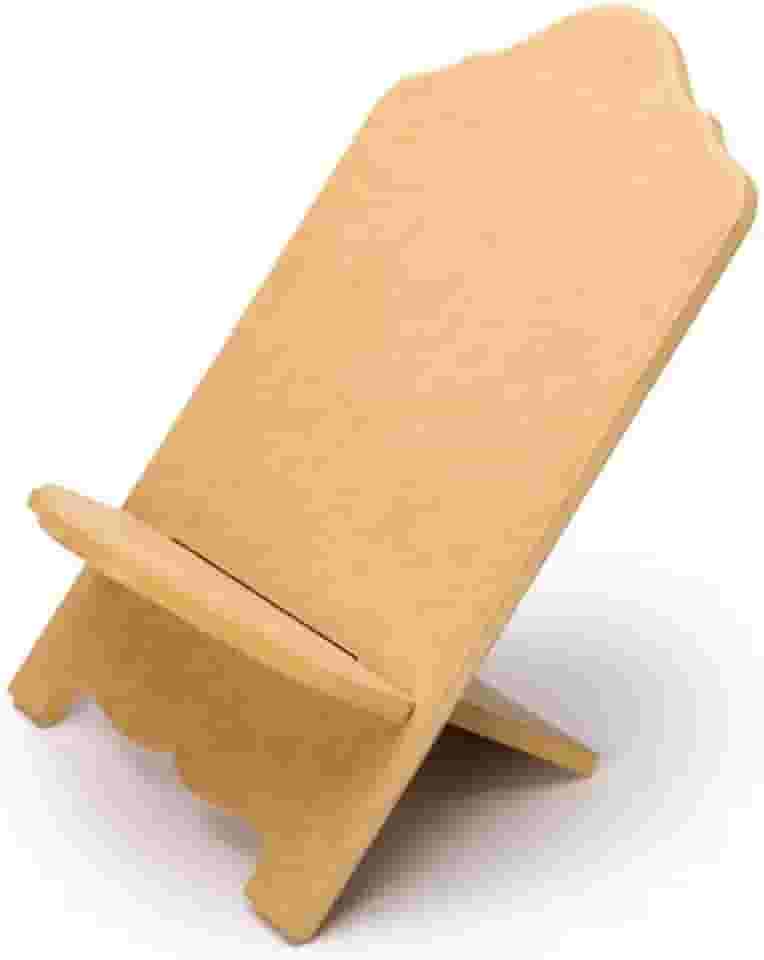 Suporte Minimalista e Livros - Apoio de Leitura Liso 9mm na Cor Cru, Versátil e Combina com Qualquer Ambiente