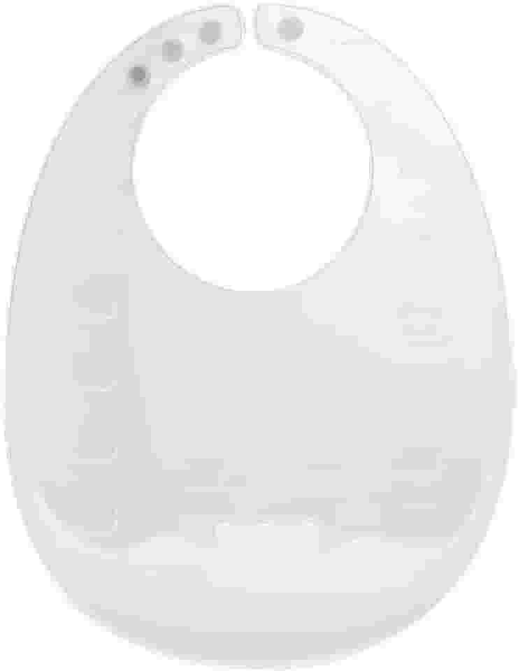 Sem Bagunça - Babador De Silicone Com Coletor De Migalhas - Infantil Bebê. Leve, Macio e Resistente. Cor Azul, Amarelo, Rosa, Verde e Cristal. Kit E Unidade