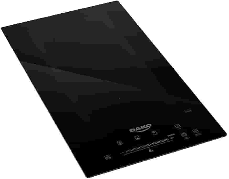 Cooktop de Indução Dako 2 Bocas Preto com Zona Flexível 220v