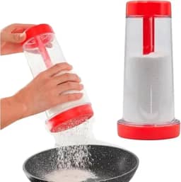 Tapioqueira Portátil Peneira Tapioca Crepioca Polvilhador Beiju Rotativo Tapy Semiautomática (Vermelho)