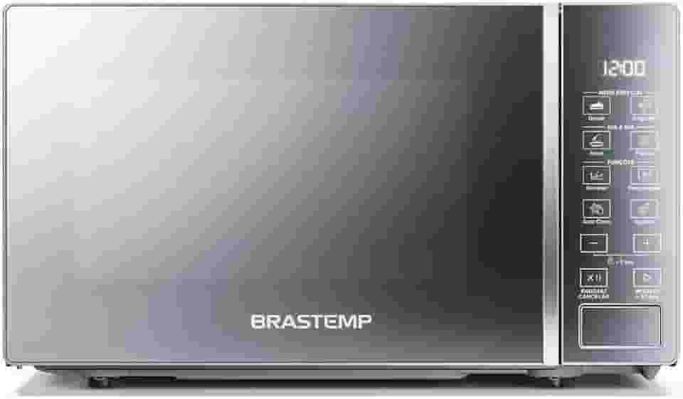 Micro-ondas Brastemp 20 Litros cor Inox Espelhado com Funções Pré-preparo - BMS20AR 220V