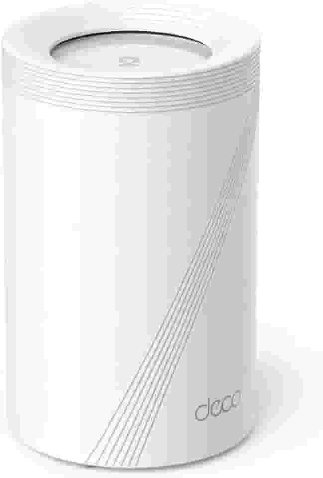 TP-Link Deco BE65 BE11000 Tri-Band Whole Home Mesh, WiFi 7, MLO, 320 MHz, banda de 6 GHz, roaming de IA sem costura, segurança HomeShield, jogos e streaming, roteador wifi7 (Deco BE65 1-pack)
