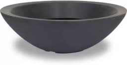 Vaso Bacia Grande Polieitleno Decorativo Planta Rosa do Deserto Cactos Suculentas N4 (Preto)