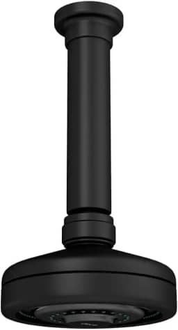 Chuveiro com tubo de teto AcquaPlus, Black Matte, Deca, 1990.BL.TET.MT