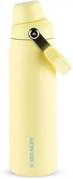 Stanley - Garrafa de água Aerolight Fast Flow, garrafa isolada a vácuo para bebidas frias, aço inoxidável leve, 710 ml, Pomelo