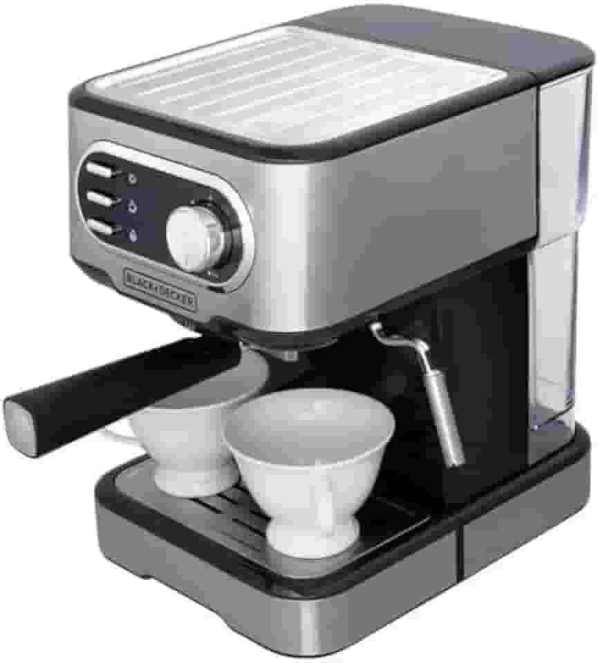 BLACK+DECKER Cafeteira Elétrica, Compatível com Cápsulas Nespresso e Dolce Gusto, Até 2 Xícaras de Café Simultâneas, 220 V, Modelo CE1100G-B2
