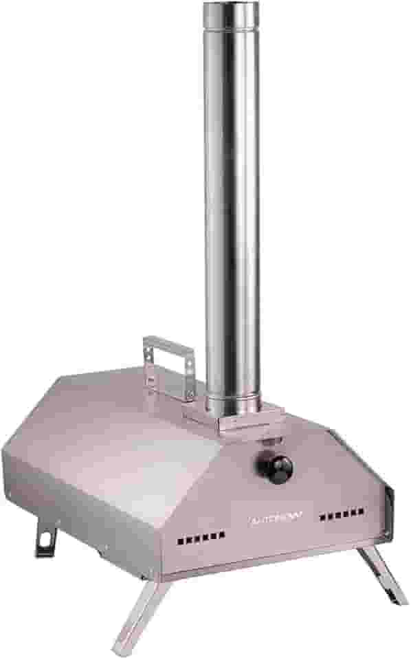 Mini Forno de Pizza A Lenha Antonow/Portátil/Inox Escovado