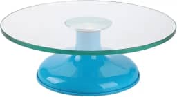 Bailarina Profissional de Vidro Temperado para Decoração de Bolos - SilverChef (Azul)