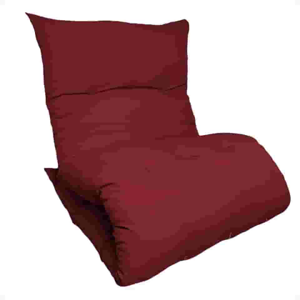 Colchonete Futon Dobrável Almofada Poltrona Colchão Portátil Solteiro Pallet Espreguiçadeira(vinho)