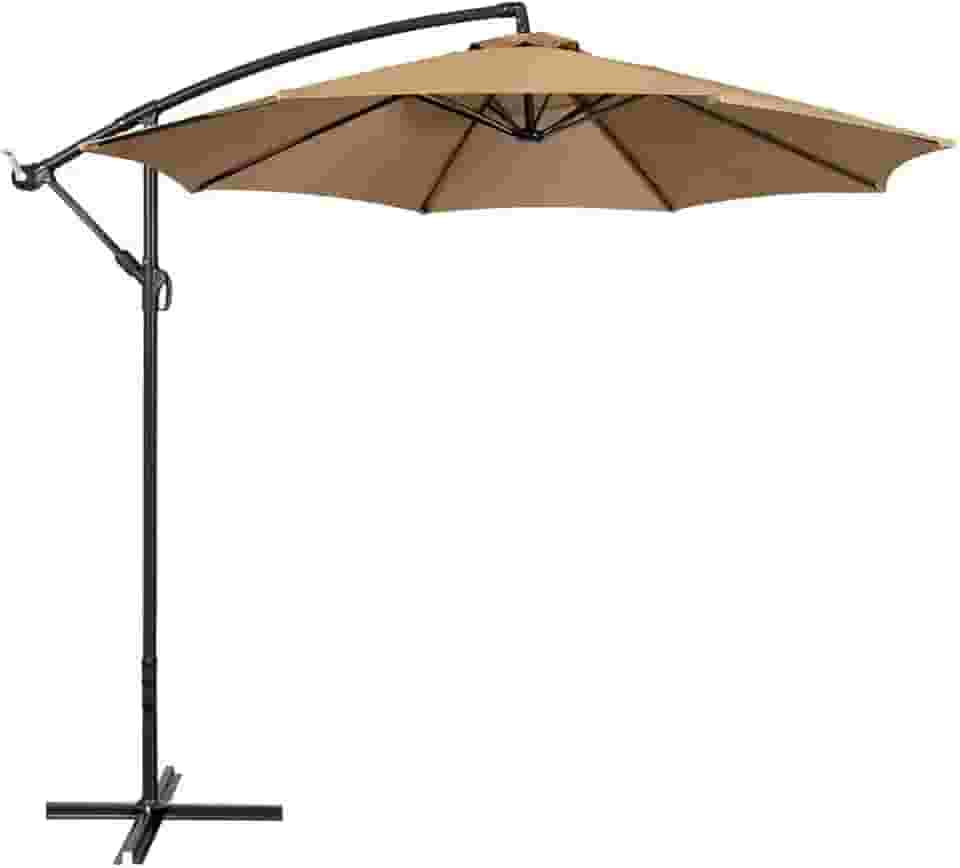 Ombrelone Articulado Guarda Sol De Praia Jardim Lateral 3 Metros