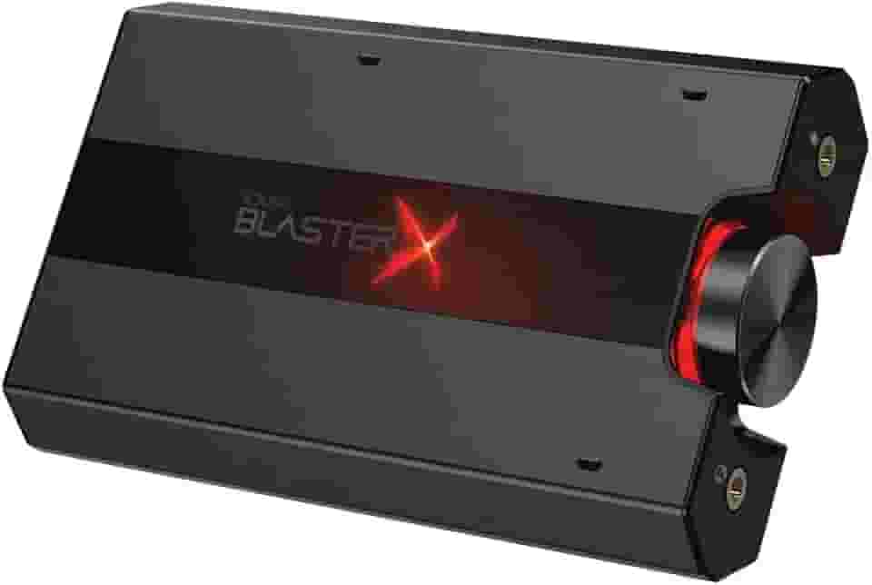 PLACA DE SOM DAC AMPLIFICADORA GAMER CREATIVE SOUND BLASTER X PRO-GAMING G5 WW9 PRETO