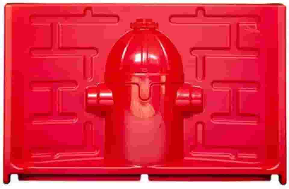 PIPI DOLLY'S Acessório Painel Sanitário para cachorro Macho Vermelho Luxo