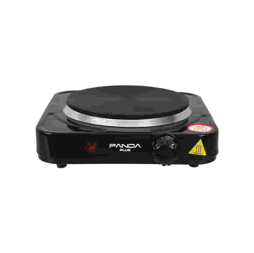 Fogão Elétrico Portátil Fogareiro Cooktop de Mesa 1 Boca Panda Plus 1000W Preto 220v