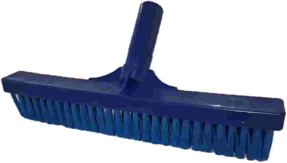 Escova Reta para Piscina em Nylon, Azul, Limpeza Profissional