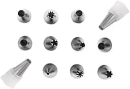 Bicos para Confeitar 12 Peças Metal