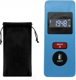 Laser Trena digital portátil de 50 metros, alta precisão, sem fio, de nível profissional, inclui 2 baterias